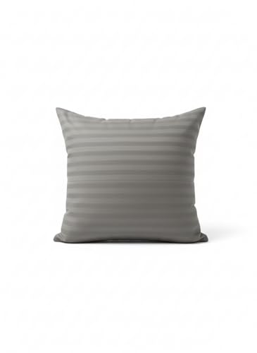 Image of Grey Cushion for Sofa & Chair | Pack of 2 Soft Decorative Seat Cushions | Comfortable Home Furnishing Cushion for Living Room, Bedroom & Office | 16 x 16 Inch (Grey, 2)