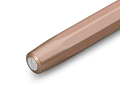 Image of Kaweco AL SPORT Fountain Pen Rose Gold I Premium Fountain Pen for Ink Cartridges, 13 cm I Nib: BB (Extra Broad)