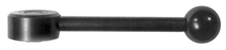 Kipp KHE-48 Steel Low Profile/Offset Arm Adjustable Handle 3.70 Inch Long, 3/8-16 x .98 thd.