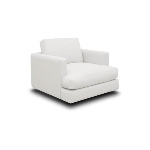 Sillón Plegable Blanco Cuero miniatura 4