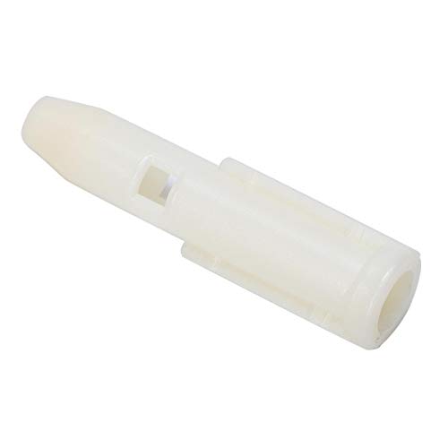 Funda de cambio de marchas, adaptador de pomo de cambio, 1 pieza de plástico blanco, funda adaptadora de pomo de cambio de marchas para Peugeot 206207306307308