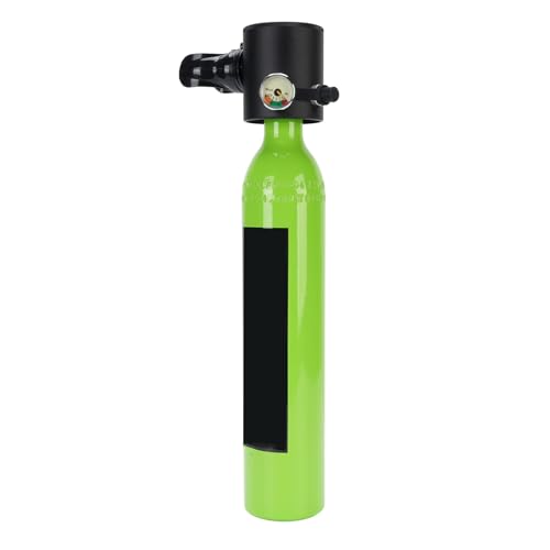 ZASCHMOY Mini Scuba Tank Kompaktowy Zbiornik do Nurkowania 0,5 L - Przenośna Butla z Tlenem do Treningu i Eksploracji Oddychania Pod wodą