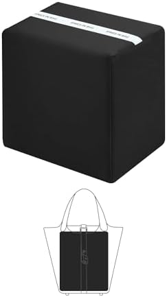 Purse Handbag Shaper Pillow Insert for Tote Bags, Luxury Bag Shaper with Lightweight Silk, Fits for Picotin 18 Bags, Soft Memory Foam Inner (Black, Picotin18)