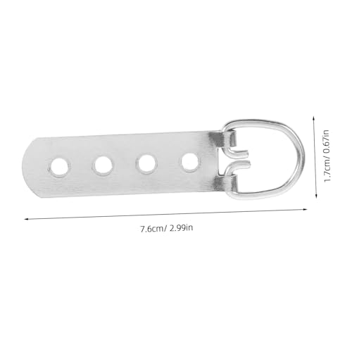 Image of SHINEOFI 8pcs Metal Photo Frame Eyelet Screws D-Rings for Artwork and Frames Easy Hanging