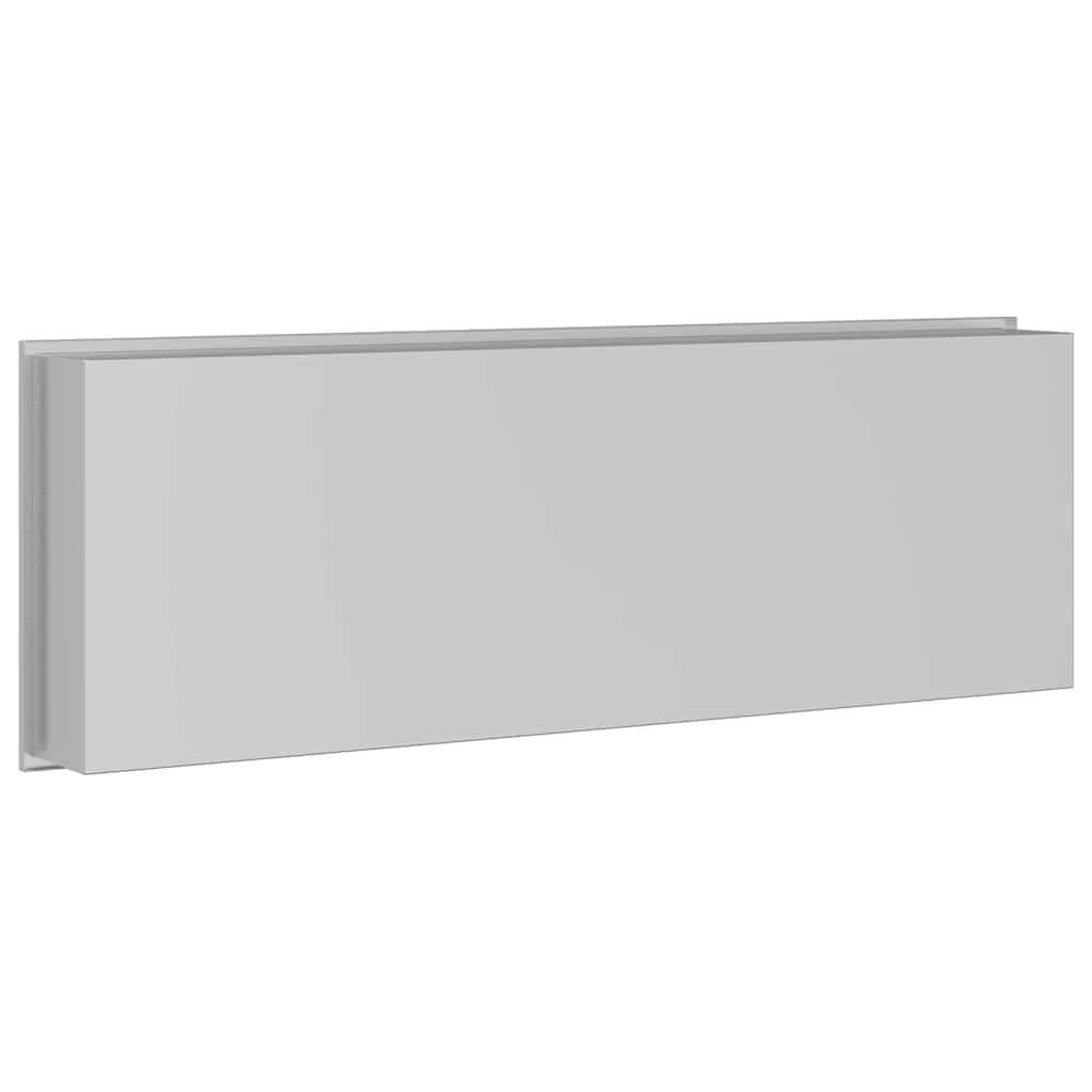 Niszowa kabina prysznicowa ze stali nierdzewnej 90 x 30 x 9,5 cm, praktyczna kabina prysznicowa do łazienki i pomieszczeń sanitarnych z ochroną przed pryskaniem, łatwy montaż, trwała kabina