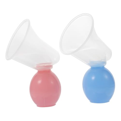 SWOOMEY 2Sets Portable Breastmilk Suction Tool Manual Pumping System for Breastfeeding Easy to Use and Clean for Mothers Prevents Milk Backflow Durable Design