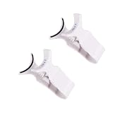 2Pcs White False Eyelashes Clip- 5g Portable Magnetic Eyelash Applicator Set Magnetic Lashes Kit for Lounging, Home, Travel and Business Trips, Easy to Use Lash Applicator Tool Kit False Lashes