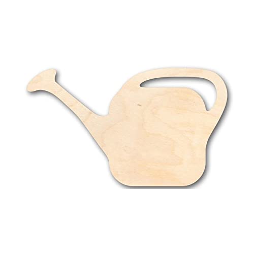 Unfinished Wood Watering Can Shape Farm Garden Flower Craft up to 46