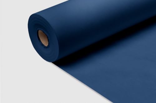 Sanjoma Chemical Solutions Rollo Mantel TNT Efecto Tela 1,20 x 50 m | Reutilizable, Impermeable y Lavable | Hostelería y Eventos | Color (Azul Royal)
