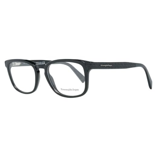Ermenegildo Zegna EZ5109 Monturas de Gafas, Negro (Negro Lucido), 52.0 Unisex Adulto