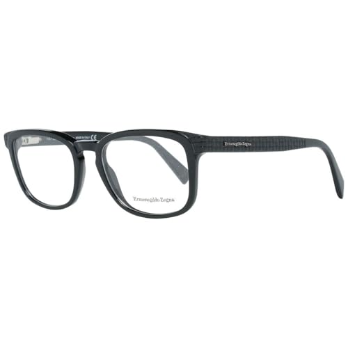 ERMENEGILDO ZEGNA mixte adulte EZ5109 001 52 Lunettes de soleil, Noir (NERO LUCIDO)