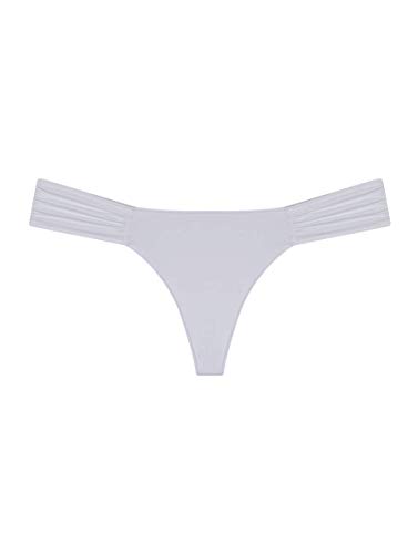 Calcinha Fio Dental Básico, Bonjour, Feminino, Branco, G