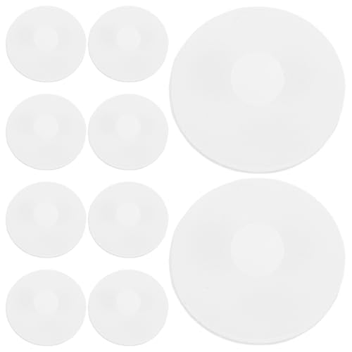 TENDYCOCO 10個 ビッグベリーカップ 漏れ防止蓋 シリコンボトルストッパー こぼれないボトルプラグ 水筒の栓の交換 Whit