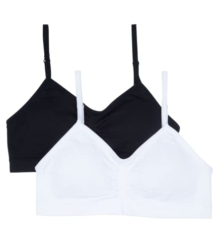 Image of Maidenform Girls Seamless Ruched Crop Bra