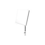  Selfsat Camp 58 Sat Flachantenne mit Kurbelmast  1 Teilnehmer, HDTV, 4K, weiß, 517 x 517 x 70 mm