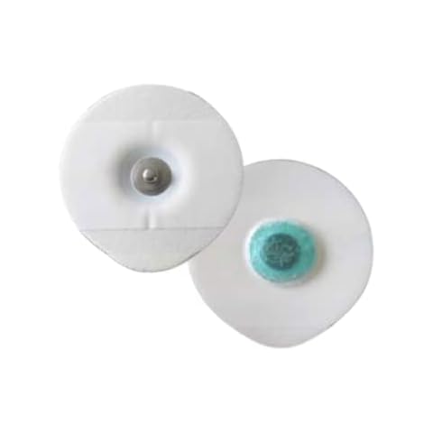 100 electrodos universales de gel adhesivos de clip ECG casquillo botón electrodo Cover