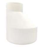 PVC Exzenter-Reduzierstück, 16 x 11 cm, 6,3 x 4,3 Zoll, PVC Exzenter-Kupplung für Ablauf, platzsparende Lösung für einfache Rohrgrößenwechsel und eine saubere Montage bei Installationsprojekten