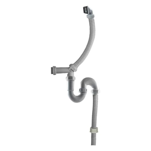 Sifón y tubo de drenaje de cocina de 45mm: manguera flexible antiolor 2