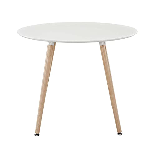 Modway Track 36" Contemporary Modern Round Kitchen And Dining Room Table In White #TOP4