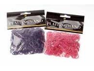 LINCOLN Plaiting Band, Purple, Rubber Elastic Band