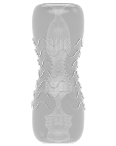 Masturbateur double OO DORCEL - masturbateur transparent érotique - entraîneur de pénis - jouets sexuels pour hommes - masturbateur pénis double cavité