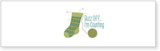CafePress Buzz Off... Im Counting Bumper Sticker 10"x3" Rectangle Bumper Sticker Car Decal (10 Pack)