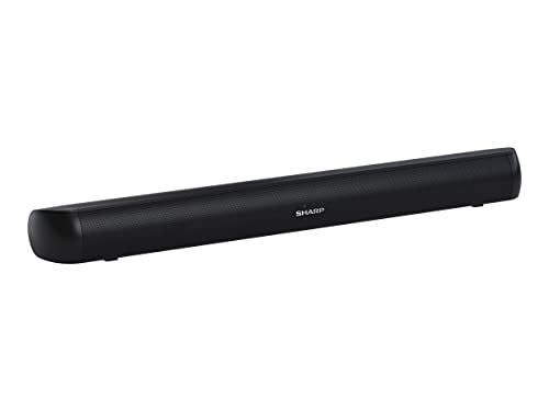 SHARP HT-SB107 90 W Bluetooth Soundbar – schlanker TV-Lautsprecher mit kabellosem Musikstreaming, kraftvollem Heimklang, sattem Bass, wandmontierbar, optischer & AUX-Anschluss – Bild 7
