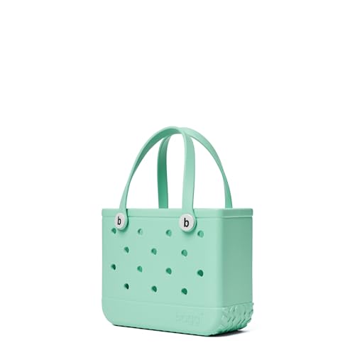 BOGG BAG - Bitty, Small Tote - Under the Sea(foam), White Buttons - 11in L x 4.5in W x 8.5in H - Beach, Pool, Boat, Work, Sports - All Purpose EVA - Lightweight, Washable, Durable2