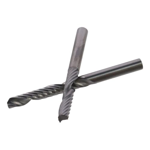 Image of End Mill Bits 10pcs Single Flute CNC PVC MDF Durable Cutting Tool