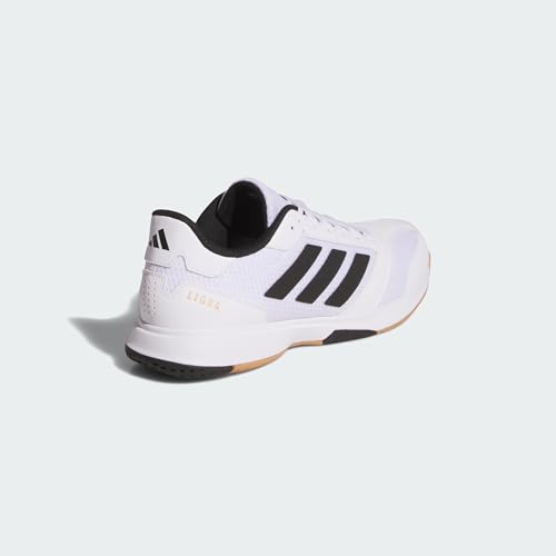 adidas Herren Ligra 8 Mens Indoor Shoes, Cloud White/Core Black/Cloud White, 42 2/3 EU