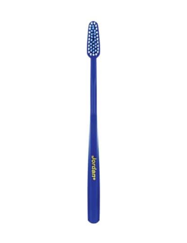 Image of Jordan Manual Toothbrush Soft Bristles BPA Free Ergonomic Design Imported Brush gentle to Teeth & Gums For Adults & Youths (Assorted colour) (Pack Of 12)