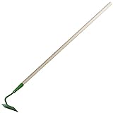 Garten Gerät hohe Ziehhacke Zieh Hacke Boden Erde Gewächshaus Gemüse Blumen Beet Stahl grün 14cm mit Stiel