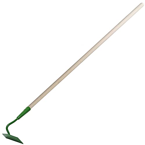 Garten Gerät hohe Ziehhacke Zieh Hacke Boden Erde Gewächshaus Gemüse Blumen Beet Stahl grün 14cm mit Stiel