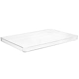 Alipis Acryl-kosmetiktablett Für Badezimmer Kleines Rechteckiges Tablett Handtuchtablett Mit Hohem Rand Serviettentablett Aus Strapazierfähigem Acryl Für Hotelartikel Und Toilettenartikel