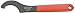 SKF HN 7 Hook Spanner Wrench, 2.0" Capacity, 0.140" Pin Size, 7.100" Overall Length