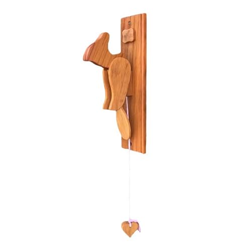 Puerta para puerta delantera, pájaro carpintero hecho a mano, madera retro creativa, elegante decoración rústica de entrada delantera, elegante accesorio de sala de estar y dormitorio, para decoración