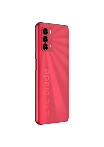 ZTE Blade V40 Vita Röd - 4G, 128GB, 6.74" HD+ och 48MP Kamera