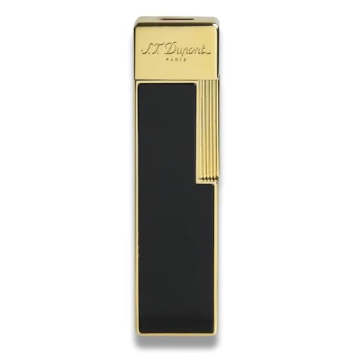 Encendedor S.T. Dupont Twiggy Metal Negro y Cromo miniatura 3