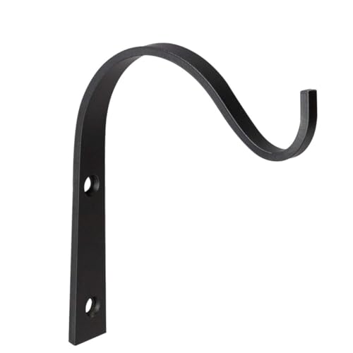 BESPORTBLE 2 Stück Wandhaken Blumenampelhalter Pflanzenhaken Robustes Eisen für Kleiderhaken und Garten Dekoration Innen Außen