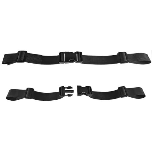 WEFHEF 2PCS Correas de Pecho para Mochila, Correa Mochila con Broche Antideslizante y Ajustable 25 a 70cm, Sujetador Mochila de Cuerdas de Liberación Rápida para Pesado Mochila,Senderismo,Viaje