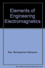 Hardcover Elements of Engineering Electromagnetics Book