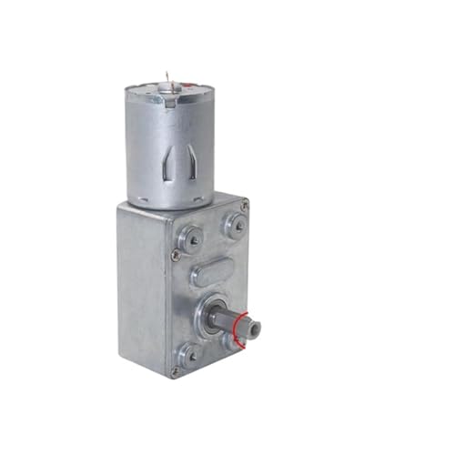 Moteur à engrenage à vis sans fin 12V DC JGY-370 avec support mini réducteur 9RPM autobloquant
