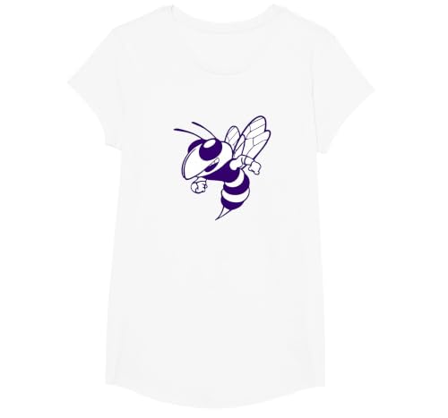 Deep Creek High School Hornets T-Shirt, Girls, White, Medium
