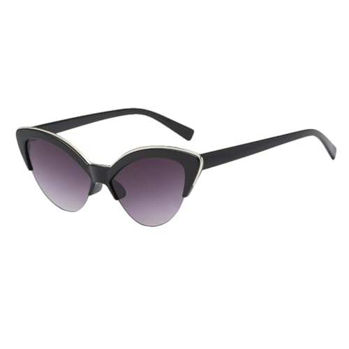 TOIPASTN Vintage Cat Eye Sonnenbrille Damenmode Kleiner Halbrahmen (1) TOIPASTN Vintage Cat Eye Sonnenbrille Damenmode Kleiner Halbrahmen (1)