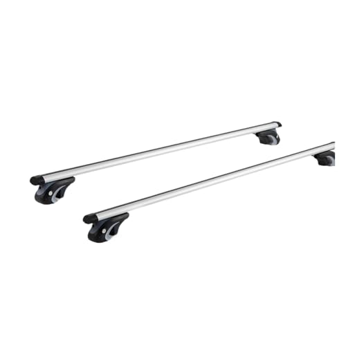 Portaequipajes para Vehículos Barras Transversales De Techo Ajustables Aluminio para Portaequipajes 200 LB para SUV Y Sedanes