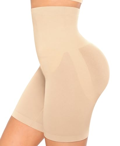 FeelinGirl Tummy Control Shapewear Shorts Body Shaper for Women High-Waisted Thigh Slimming