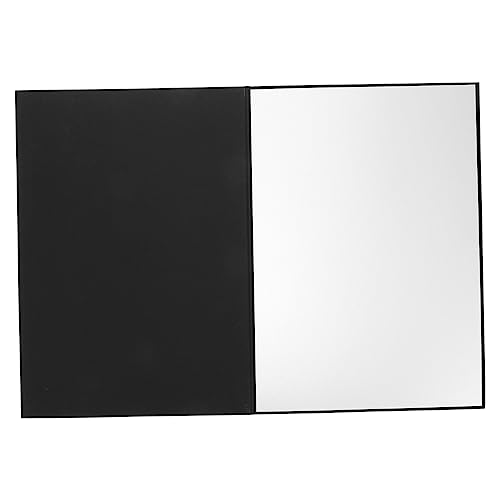 HOMOCONO A4 Fill Light Board Photography Cardboard Reflective Board Foldable Flats Photography Diffuser Panel Softbox Reflector Photo Light Reflector Photo Reflector Black Reflective Paper
