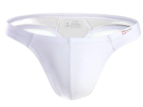 PerfectUNDIES Men's Sexy Thong Underwear Low Rise Bikini T-Back G-String