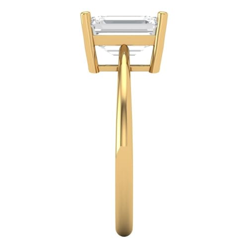 Clara Pucci 2.5 tcw Radiant Cut Engagement Ring for Women, 14K Solid Gold, Yellow Gold, Solitaire White Sapphire Bridal Anniversary Promise Ring3
