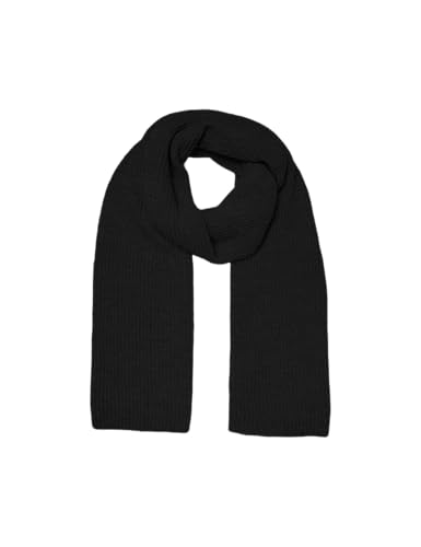 VERO MODA Vmgila Rib Scarf Noos, Black, one_Size